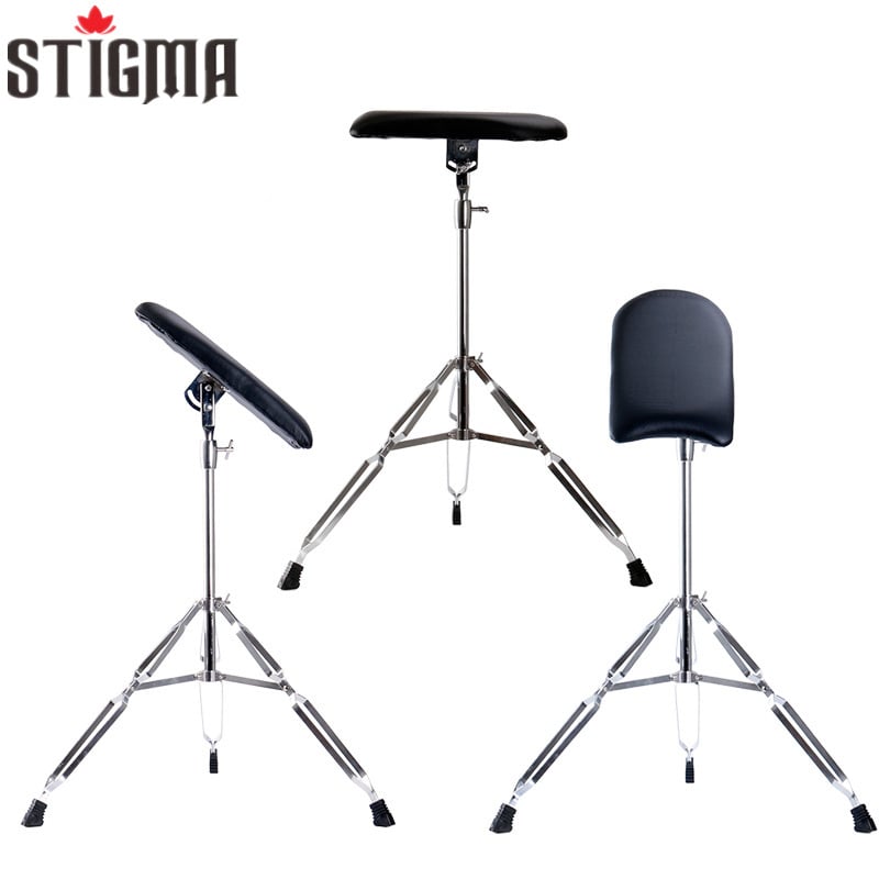 Tatuálókar-támasz, rozsdamentes acél, STIGMA márka, nettó tömeg 2,2 kg, 10 készlet dobozonként