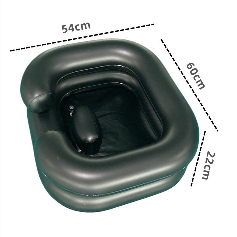 EQ PVC sulankstomas, pripučiamas šampūno baseinas suaugusiems