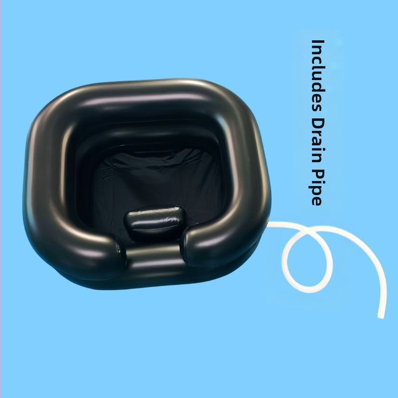 EQ PVC сгъваем надуваем басейн за измиване на коса за възрастни