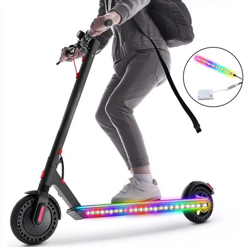 LED juosta paspirtukui – 30×5050 LED, įvestis 4.5V, 120° spindulys, model SM-W5050BS30-F5