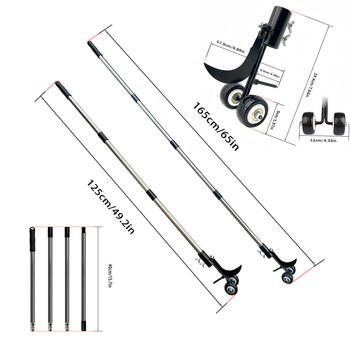 Εργαλείο κήπου για αφαίρεση ζιζανίων από ρωγμές με αποσπώμενο ανοξείδωτο ατσάλινο βραχίονα και κύλινδρο — Wancheng