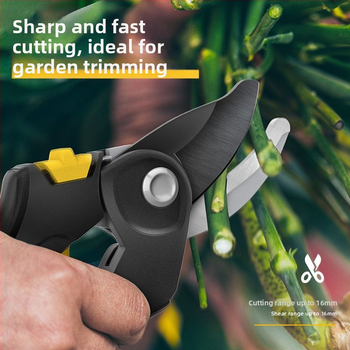 Deli κλαδευτήρια με λεπίδες από SK-5 κράμα χάλυβα, λαβές PP, για κλάδεμα κλάδων και φρούτων δέντρων