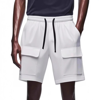 GURBAKS Ανδρικά Αθλητικά Σορτς - Άνετη Γραμμή, Βαμβάκι 60%, Υφαντό Ύφασμα, Καλοκαίρι