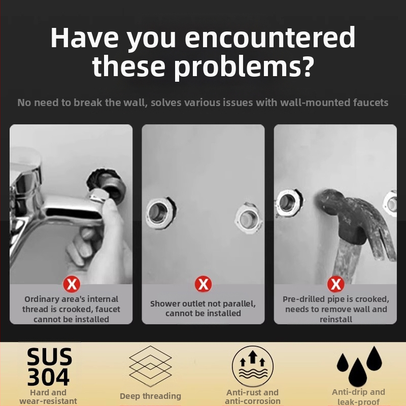 Univerzálna zakrivená sprchová hlavica z nerezovej ocele 304, moderný jednoduchý štýl, značka Win the domineering