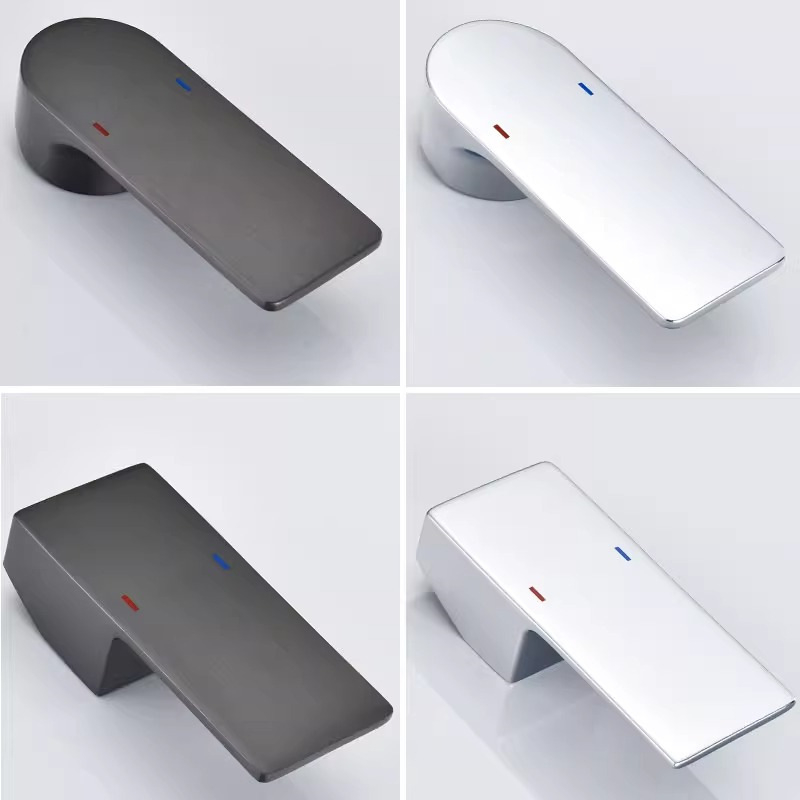 Rejtett réz csap a zuhanyhoz és mosdóhoz, menetes csatlakozás, 6 MPa, 1–80°C, modern stílus