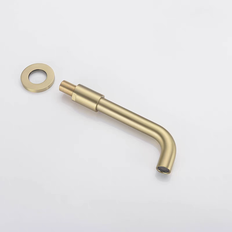 Rejtett réz csap a zuhanyhoz és mosdóhoz, menetes csatlakozás, 6 MPa, 1–80°C, modern stílus