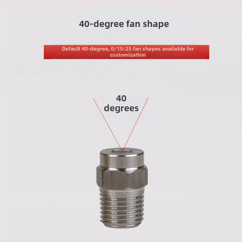 Caigong Неръждаема стомана форсунка за автомобилно миене, резба NPT1/4