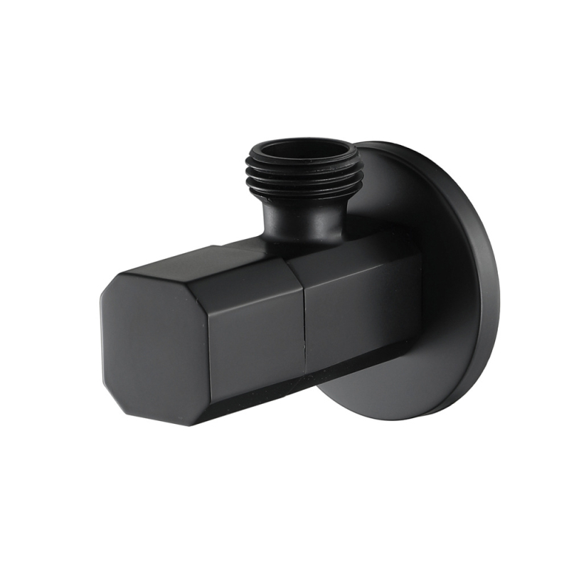 HIDEEP ugrađeni kutni ventil HIJF022 — bakar, radni tlak 0,03–1 MPa, unutarnji promjer 4 točke, četvrtasti dizajn, moderan stil