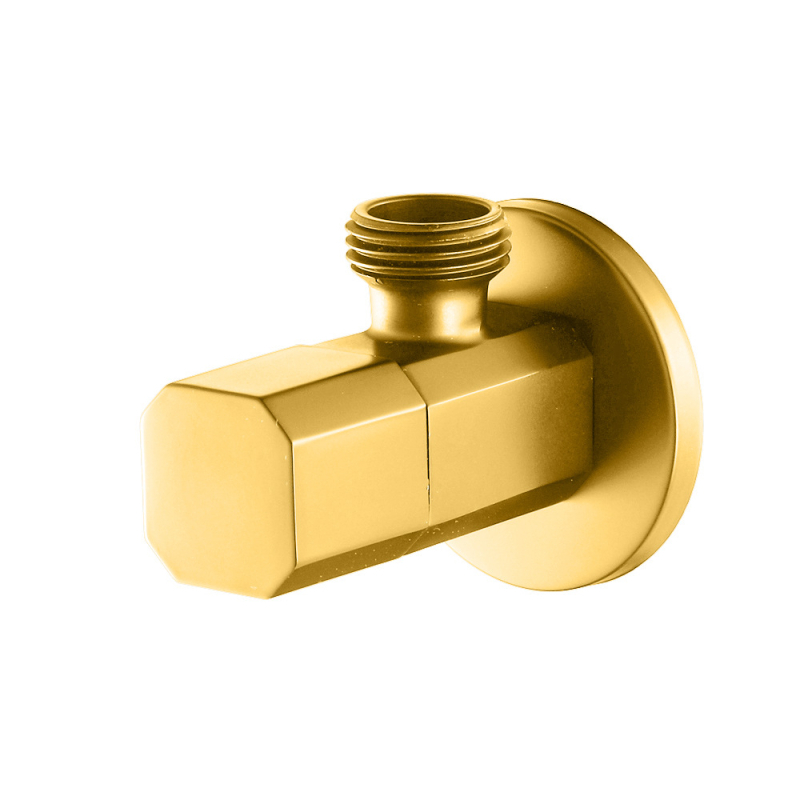 HIDEEP ugrađeni kutni ventil HIJF022 — bakar, radni tlak 0,03–1 MPa, unutarnji promjer 4 točke, četvrtasti dizajn, moderan stil