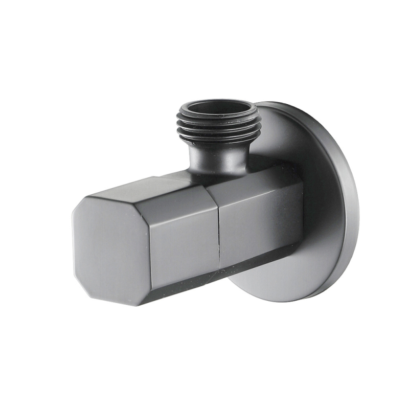 HIDEEP ugrađeni kutni ventil HIJF022 — bakar, radni tlak 0,03–1 MPa, unutarnji promjer 4 točke, četvrtasti dizajn, moderan stil