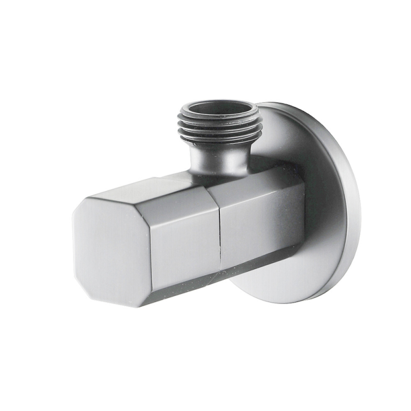 HIDEEP ugrađeni kutni ventil HIJF022 — bakar, radni tlak 0,03–1 MPa, unutarnji promjer 4 točke, četvrtasti dizajn, moderan stil