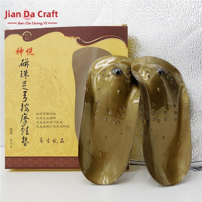 Магнитна стелка за обувки за здравословен масаж, подкрепа при плоскостъпие и висок свод, пластмасова подметка