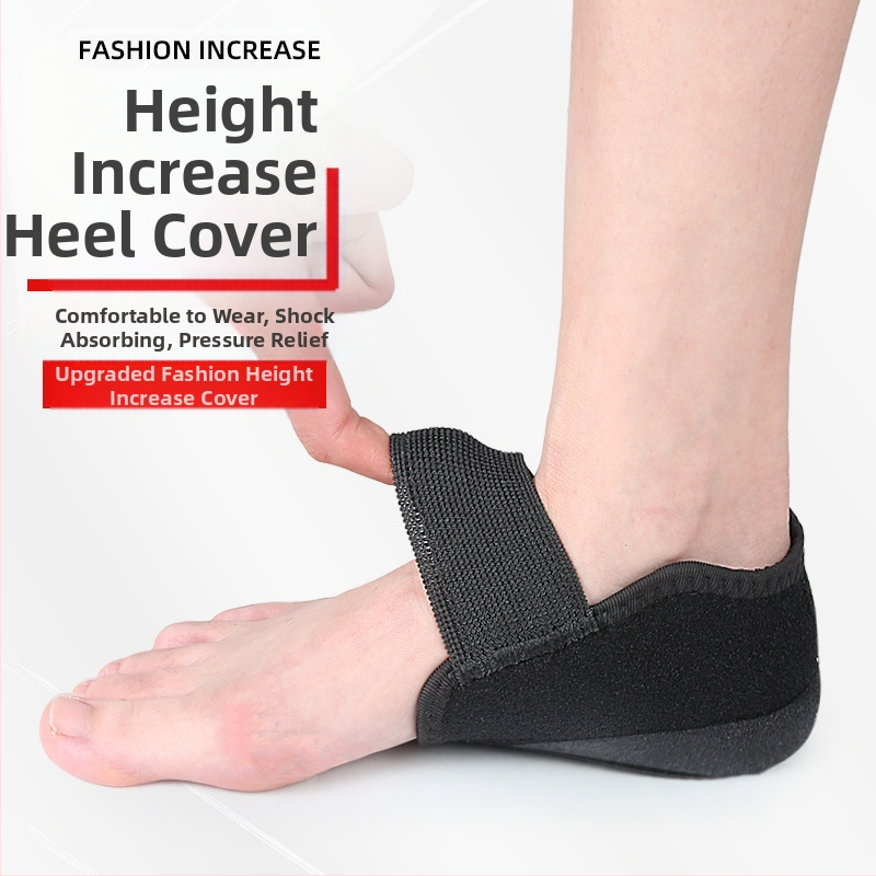 Papēža aizsargs ar Velcro aizdari, pretslīdoša silikona spilvens un triecienu absorbcija