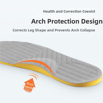 PU ortopēdiskas zolītes ar O formas arku korekciju, visa zolīte, piemērota sporta, ikdienas un siltām kurpēm