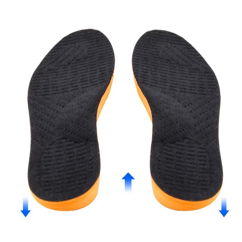 PU ortopēdiskas zolītes ar O formas arku korekciju, visa zolīte, piemērota sporta, ikdienas un siltām kurpēm