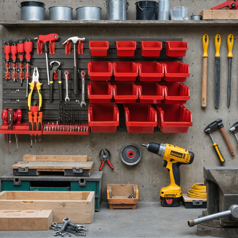 VCAN 39 dalių dėžutė su galiniu tvirtinimu, PP medžiaga