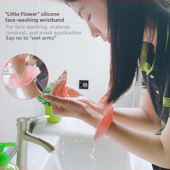 Силиконова гривна за измиване на лице и коса; водоустойчив маншет, мултифункционален аксесоар