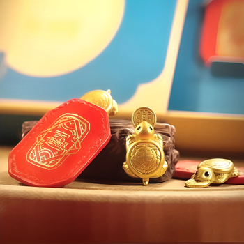 Κρεμαστό διακοσμητικό από PU δέρμα με εκτύπωση – μάρκα Hoshino, Άνοιξη 2025, Νέο Κινέζικο στυλ