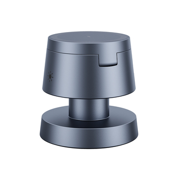 Alumīnija sakausējuma četrās vienā galda bezvadu uzlādes lasīšanas lampa ar sēņu dizainu, saderīga ar Apple magnētisko saliekamo uzlādi QC3.0 15W CE FCC ROHS