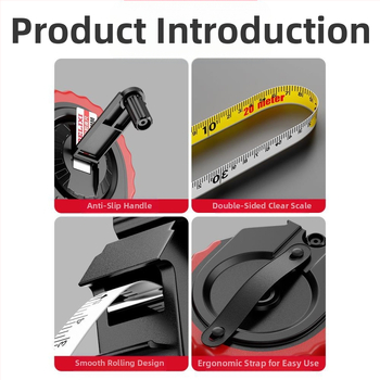 Μετροταινία με αντιολισθητική ινώδη ταινία