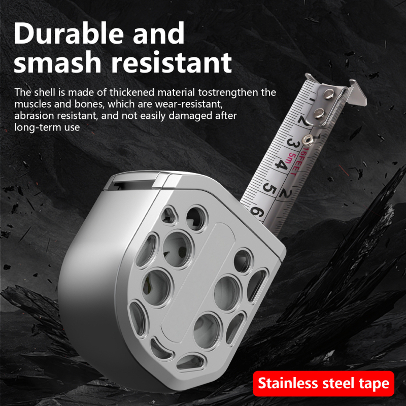 PROBON rozsdamentes acél mérőszalag, 7,5 m, önzáró, vízálló, kopásálló