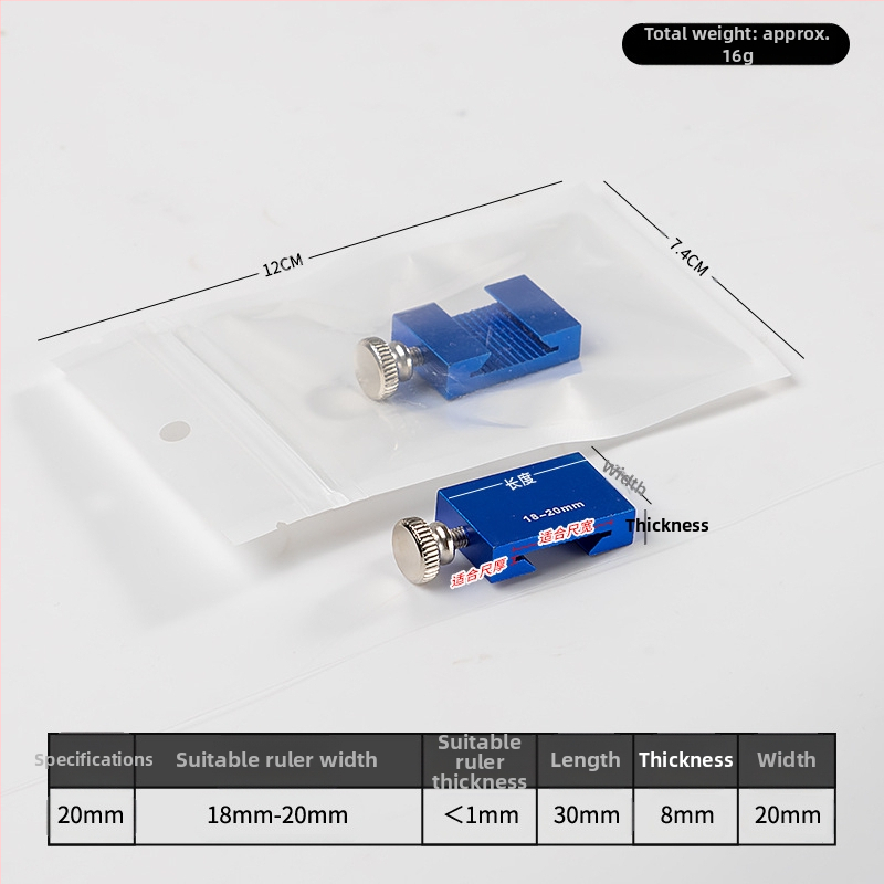 Hongpai стоманен линейник за позициониране на блок и плъзгащ водач за дървообработване