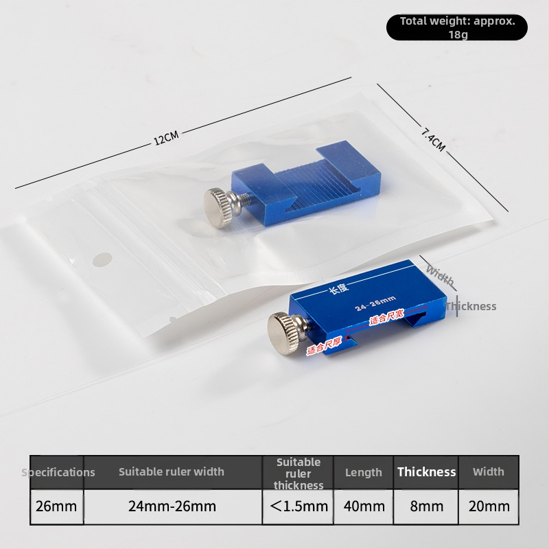 Hongpai стоманен линейник за позициониране на блок и плъзгащ водач за дървообработване