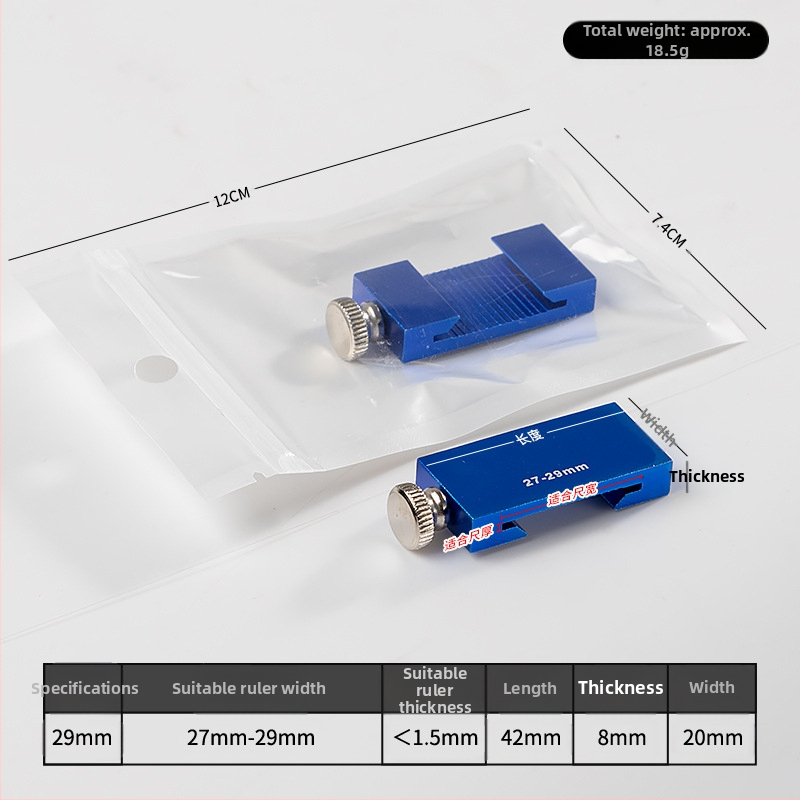 Hongpai стоманен линейник за позициониране на блок и плъзгащ водач за дървообработване