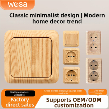 Стенен контакт с ключ, Европейски стандарт, 10A, 100–250V, месингов корпус, CE