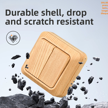 Стенен контакт с ключ, Европейски стандарт, 10A, 100–250V, месингов корпус, CE