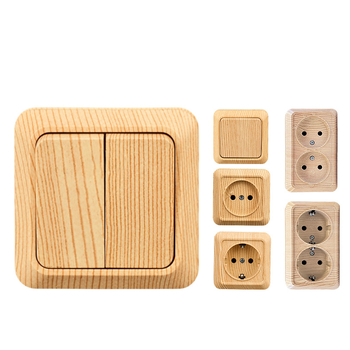 Стенен контакт с ключ, Европейски стандарт, 10A, 100–250V, месингов корпус, CE