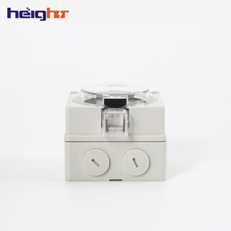 HEIGHT Išorinė sieninė rozetė su vienu lizdu, 16A, 250V, gryno vario kontaktai, CE sertifikuota