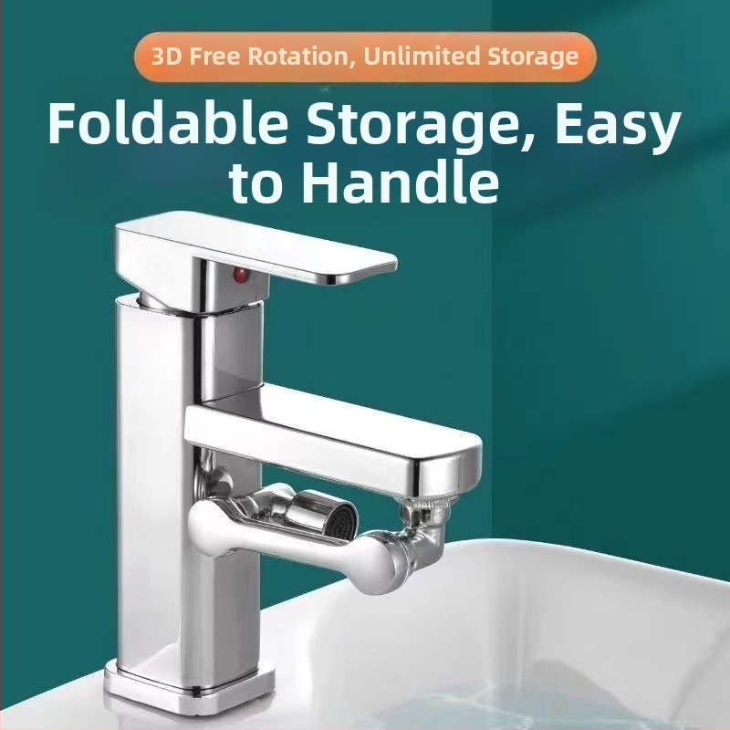 Co-run универсален роботизиран кран за чешмата с въртяща дюза и против пръски аератор, ABS, регулируем, пуснат през 2022.