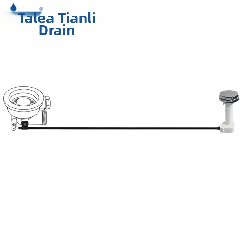 Kontroler za sudoperu na ploču - Talea QK007, nehrđajući čelik, automatska kontrola, moderni minimalistički stil