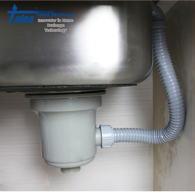 Talea QY011C002 Баня – кръгла странична преливна тръба, PP+PVC, модел QY011C002, стил Нов китайски стил