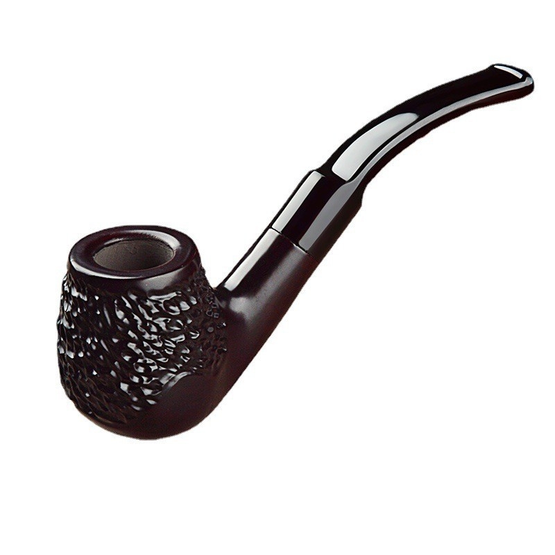 Aibo tabako pypė – metalas, rankų darbas, išlenktas retro stilius