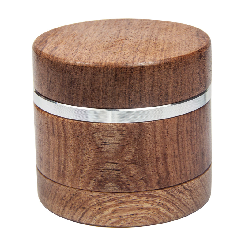 Somgar tabakas smalcināšanas ierīce no valriekstu koka un alumīnija sakausējuma, 4 slāņi