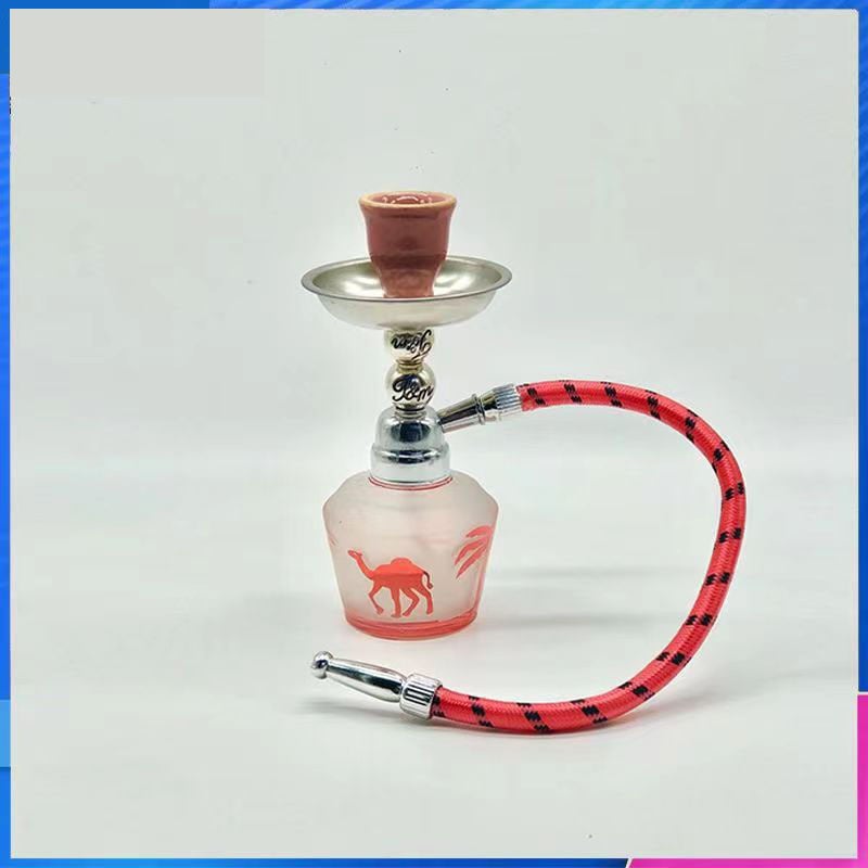 Mini huka komplekts ar stikla cauruli, elektroplētes pārklājums, Lions zīmols, mūsdienīgs stils