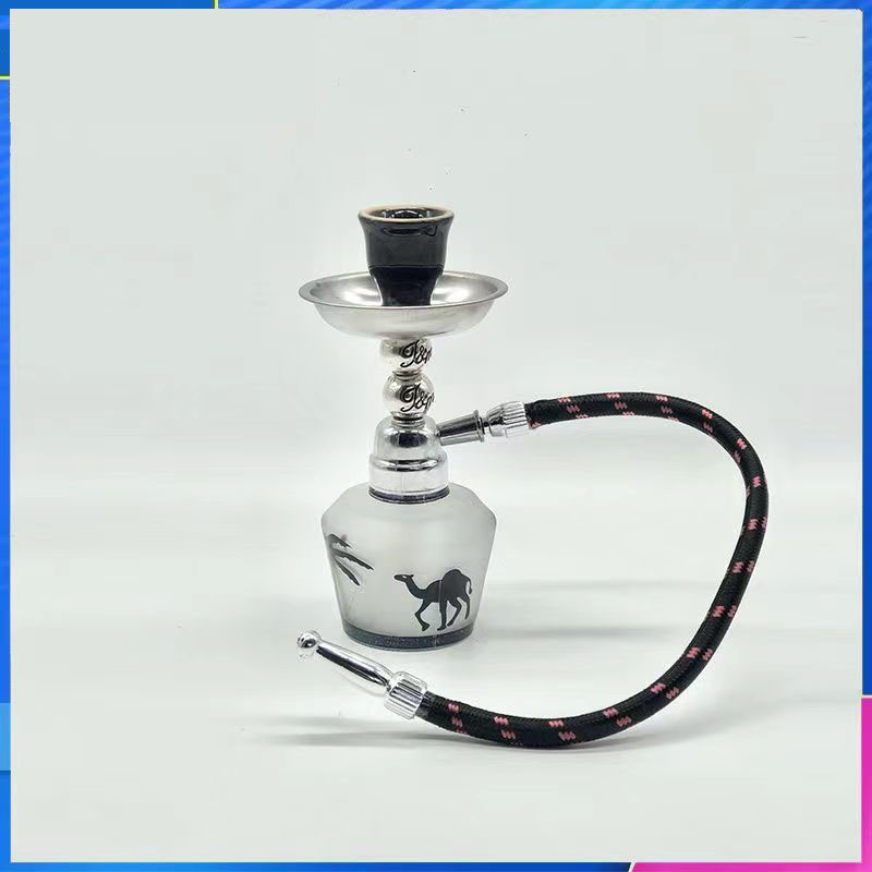 Mini huka komplekts ar stikla cauruli, elektroplētes pārklājums, Lions zīmols, mūsdienīgs stils