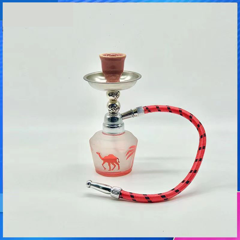 Mini huka komplekts ar stikla cauruli, elektroplētes pārklājums, Lions zīmols, mūsdienīgs stils