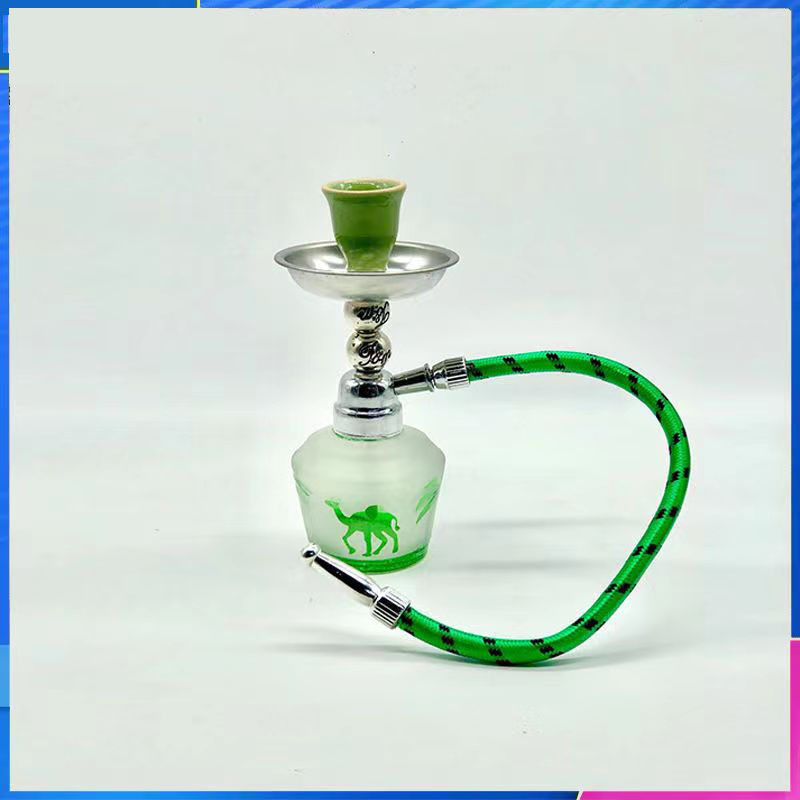 Mini huka komplekts ar stikla cauruli, elektroplētes pārklājums, Lions zīmols, mūsdienīgs stils