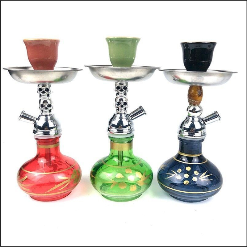 Mini huka komplekts ar stikla cauruli, elektroplētes pārklājums, Lions zīmols, mūsdienīgs stils