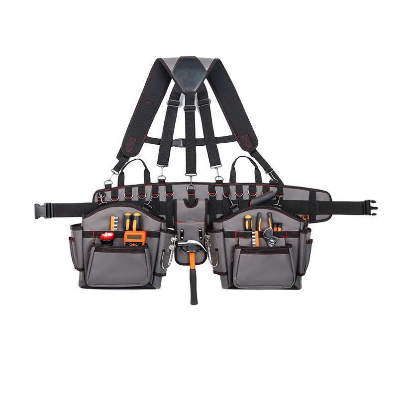 Голяма многофункционална чанта за инструменти с колан и презрамка; марка Double dreamer; стил: инструментален комплект; серия ZC-YB