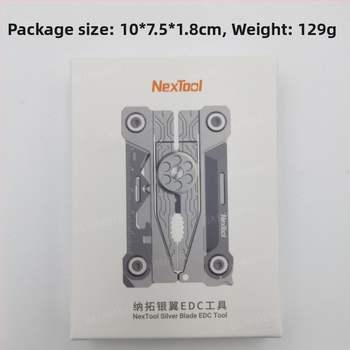 Nalto Silver Wing EDC комплект със сгъваем нож — 14 функции за открито и общо ползване
