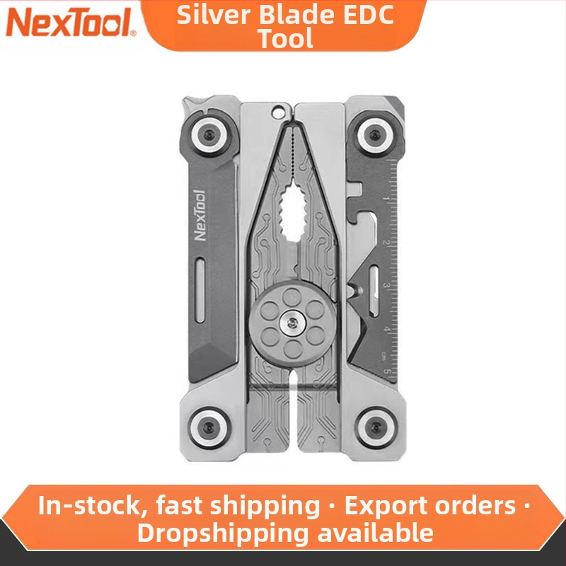 Nalto Silver Wing EDC комплект със сгъваем нож — 14 функции за открито и общо ползване