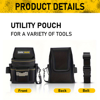 Чанта за инструменти от плат, многофункционална ремонтна чанта за електротехници (Бранд: DARK DUCK; Тип: чанта за инструменти; Материал: плат)