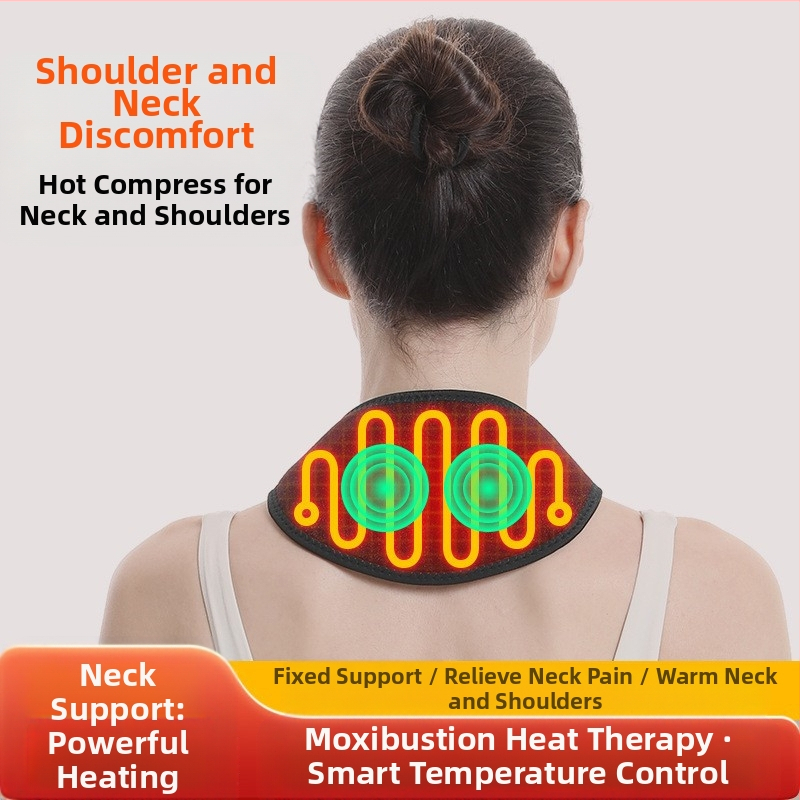 USB napajano grijanje za vrat s daljinskim infracrvenim zagrijavanjem (5V, 8-10W, 3-razinska regulacija temperature, 70 g)