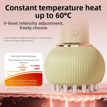Minhuang KAMQ-0911-T Elektriskā gua sha ierīce, uzlādējama, taustiņu vadība, 1800mAh akumulators