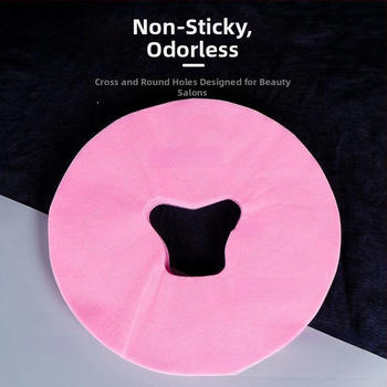 Vienkartinis veido rankšluostis su anga masažinei lovai, veido rankšluostis su anga, 140-170 g