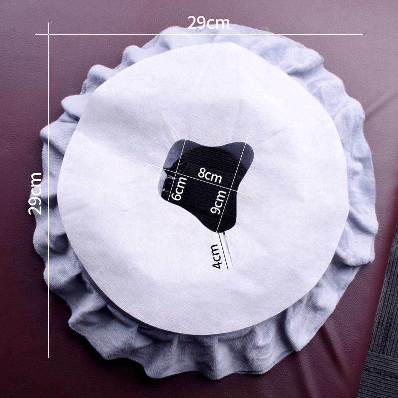 Vienkartinis veido rankšluostis su anga masažinei lovai, veido rankšluostis su anga, 140-170 g